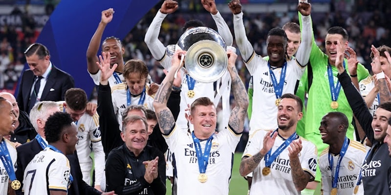 Real Madrid đã có tới 15 lần chạm tay vào cúp vô địch Champions League