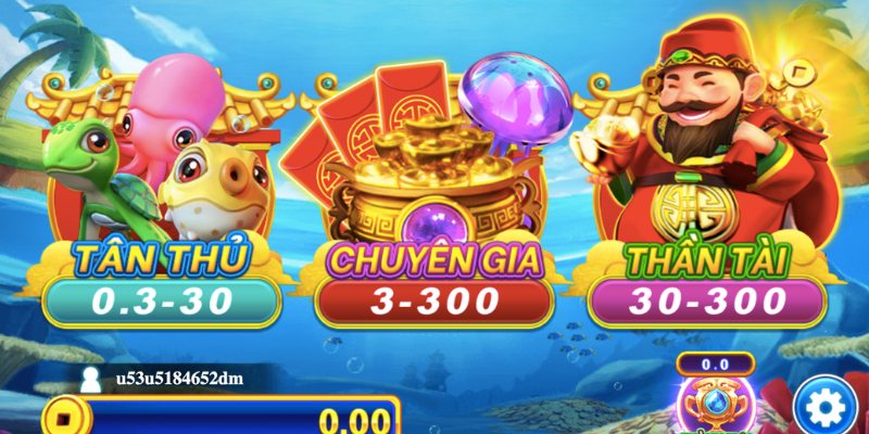 Bắn Cá Thần Tài - Tựa game đổi thưởng thú vị